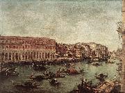 GUARDI, Francesco The Grand Canal at the Fish Market (Pescheria) dg France oil painting reproduction